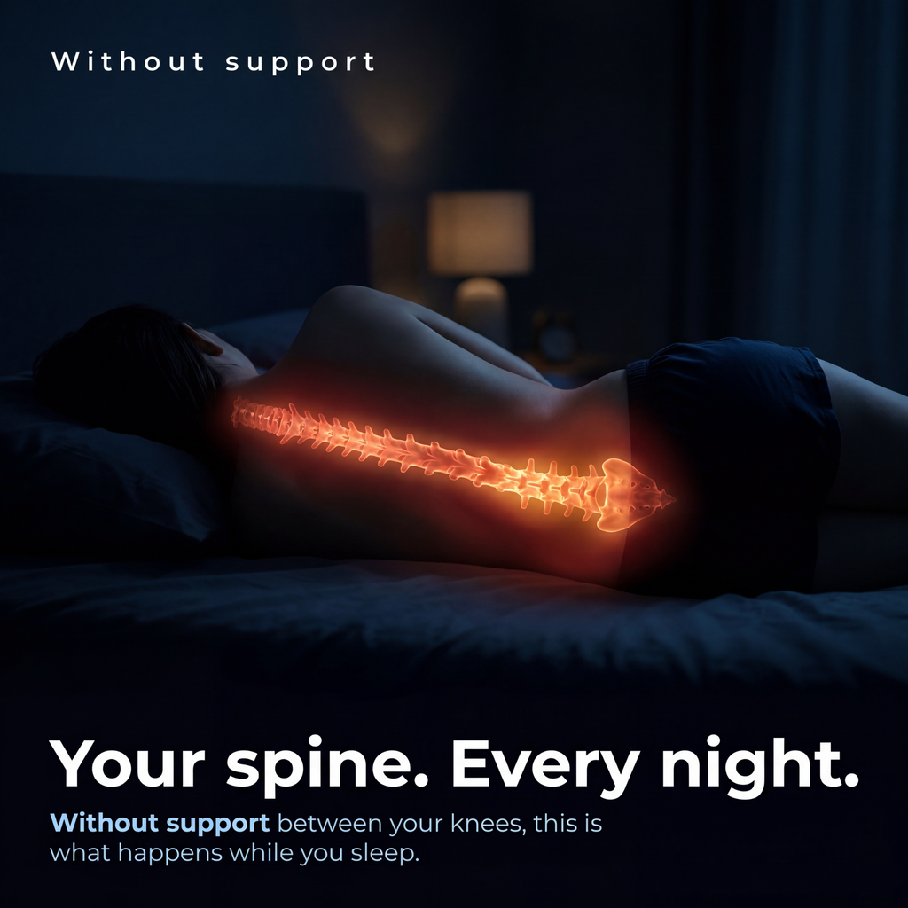 WestMonth™ — Travesseiro para Joelhos SpineAlign | Aconchelo