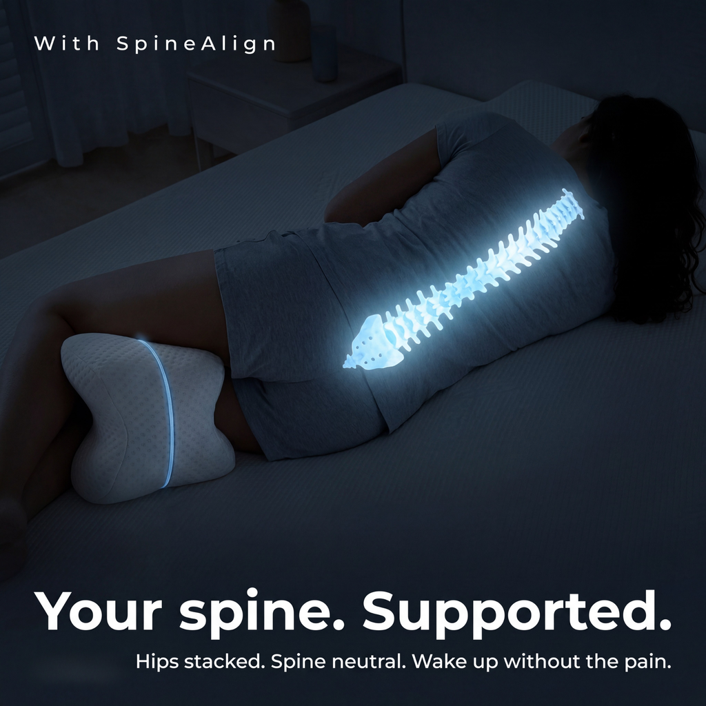 WestMonth™ — Travesseiro para Joelhos SpineAlign | Aconchelo