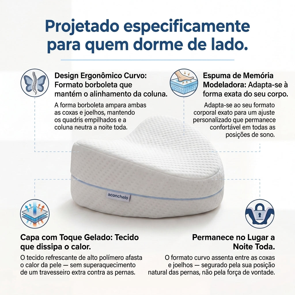 Travesseiro para Joelhos SpineAlign | Aconchelo