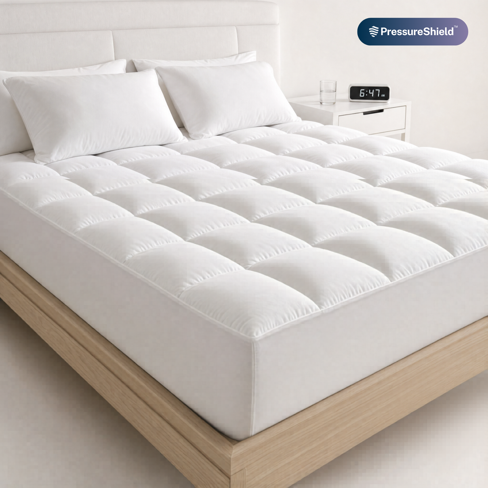 WestMonth™ - Pillow Top Alívio de Pressão 1000GSM | Aconchelo