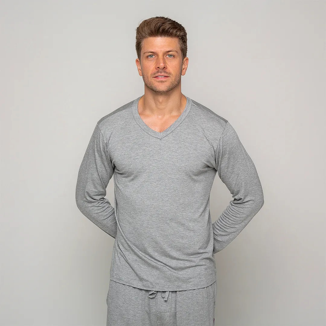 Camiseta Manga Longa Masculino Comfty® | Aconchelo