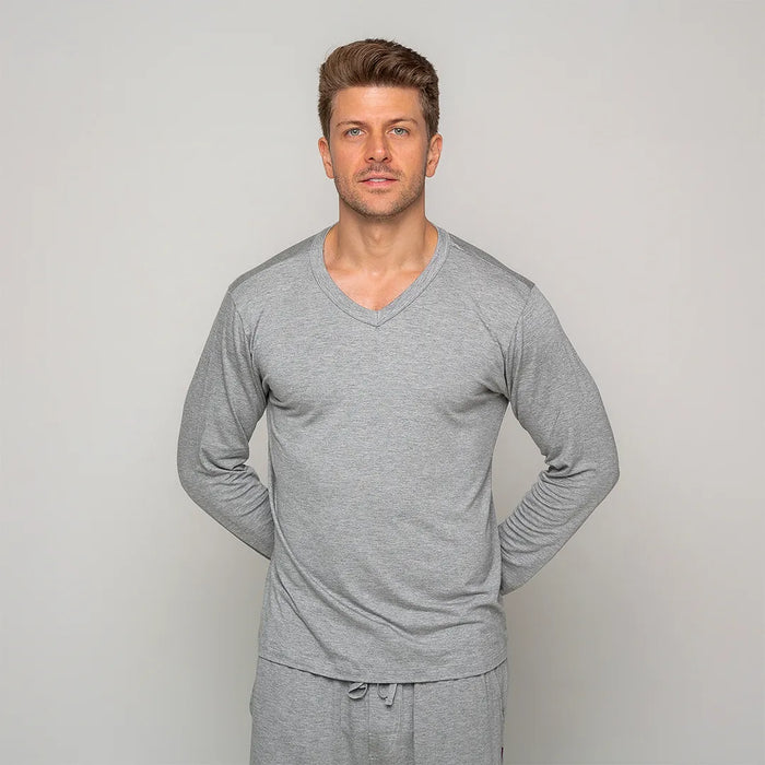 Camiseta Manga Longa Masculino Comfty® | Aconchelo
