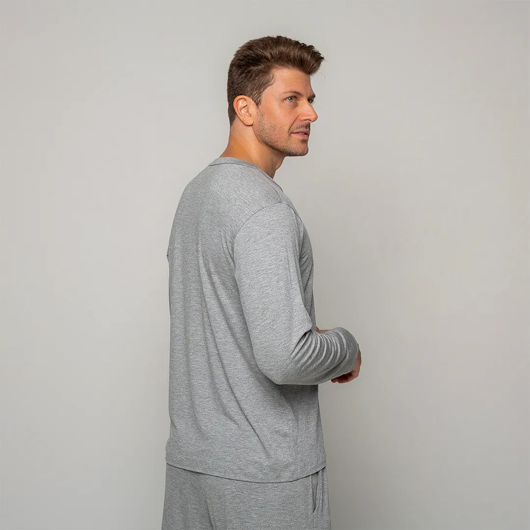 Camiseta Manga Longa Masculino Comfty® | Aconchelo