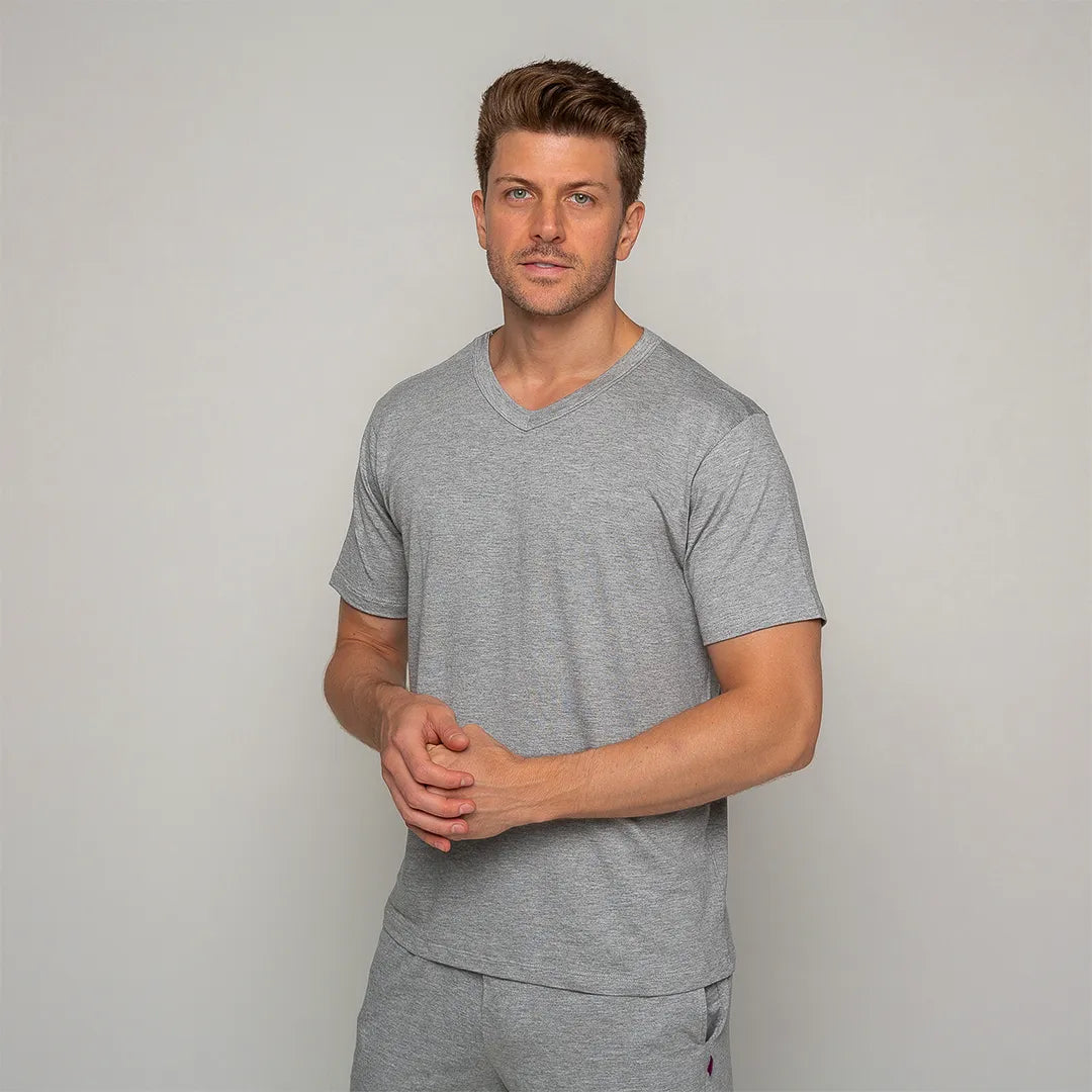 Camiseta Manga Curta Masculino Comfty® | Aconchelo