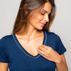 Camiseta Manga Curta Feminino Comfty® | Aconchelo