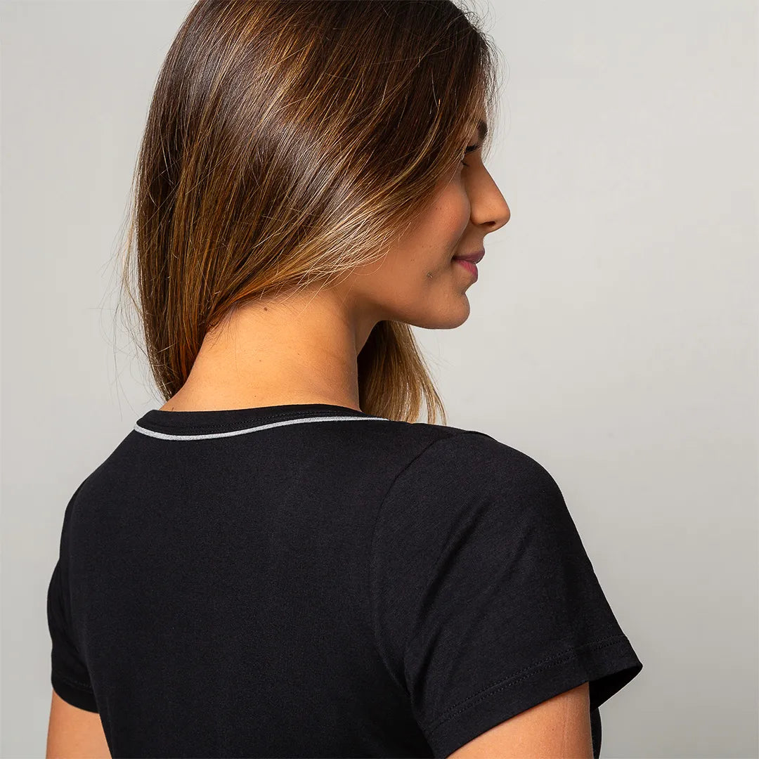 Camiseta Manga Curta Feminino Comfty® | Aconchelo
