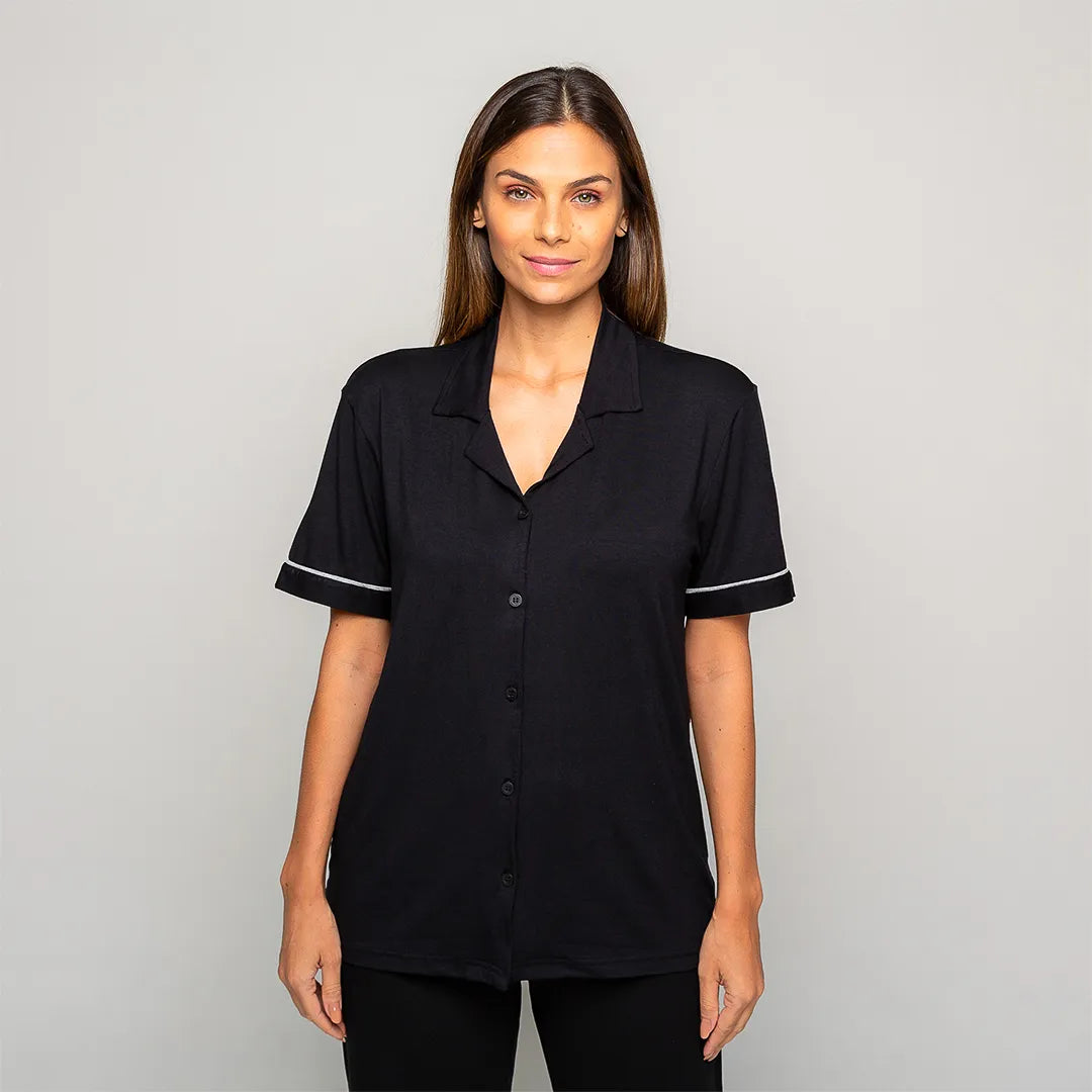 Camisa Manga Curta Feminino Comfty® | Aconchelo