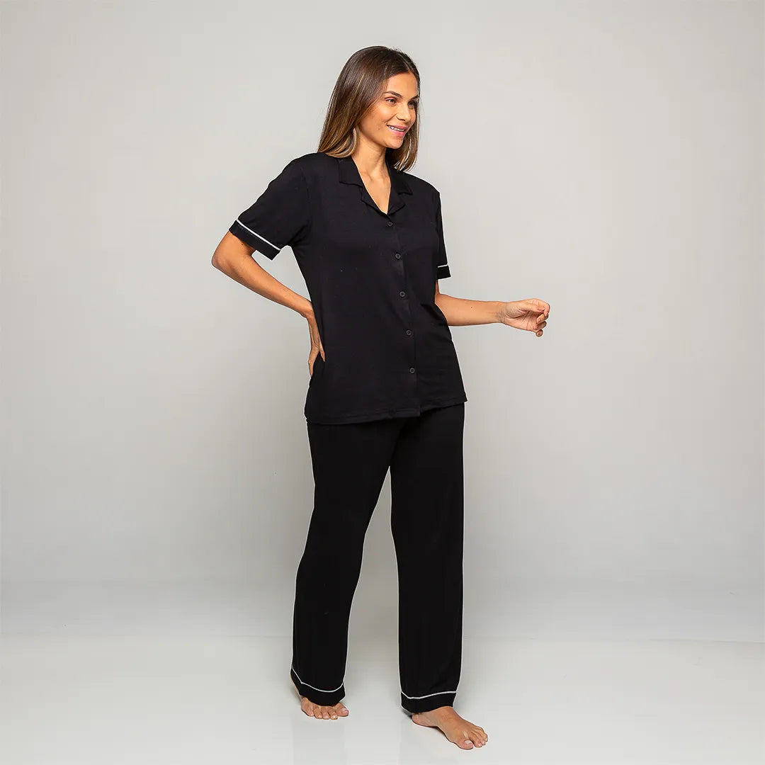 Camisa Manga Curta Feminino Comfty® | Aconchelo