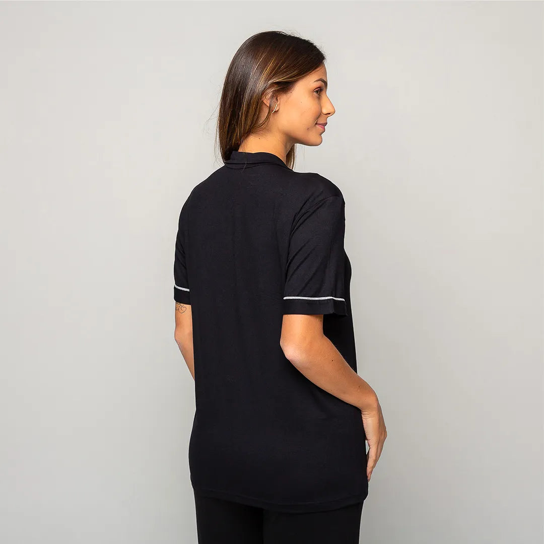 Camisa Manga Curta Feminino Comfty® | Aconchelo