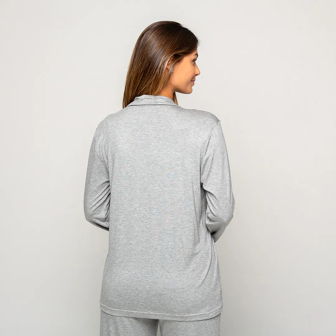 Camisa Manga Longa Feminino Comfty® | Aconchelo