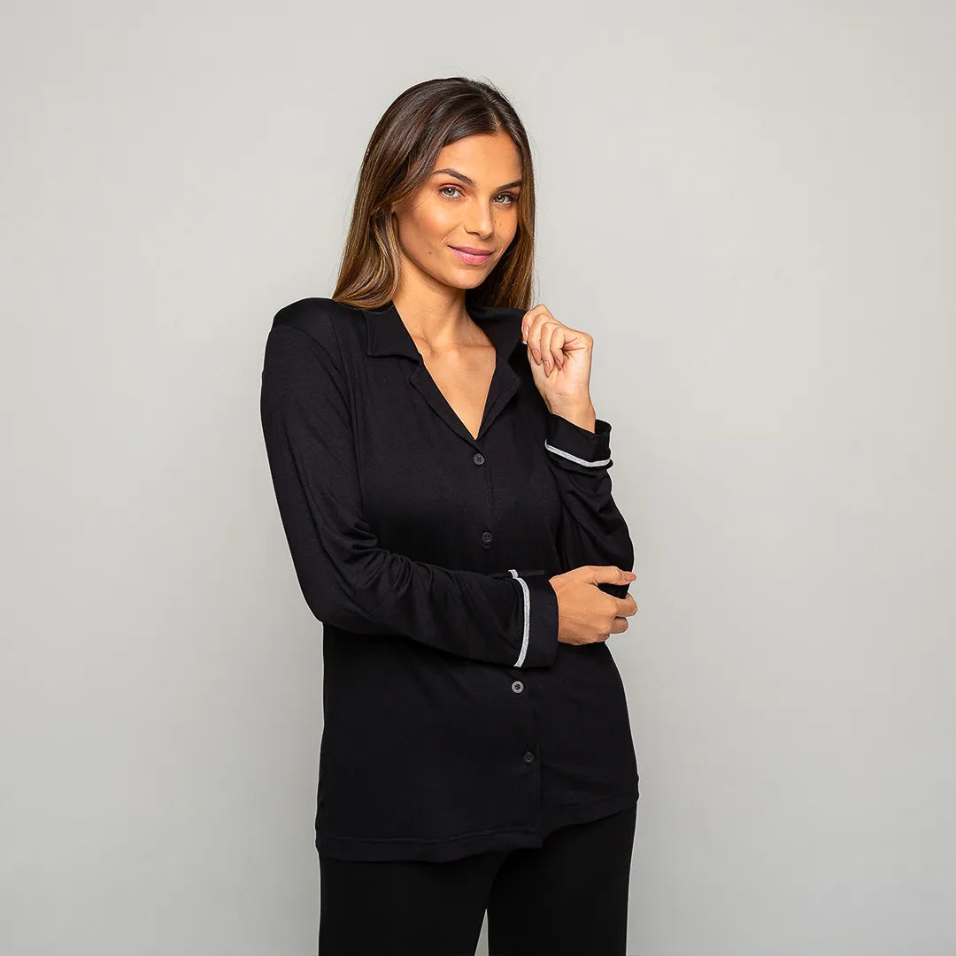 Camisa Manga Longa Feminino Comfty® | Aconchelo