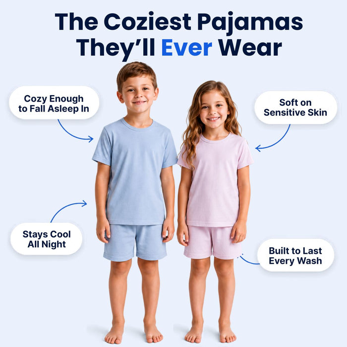 Pijama de Bambu Macio e Confortável Infantil | Aconchelo Kids