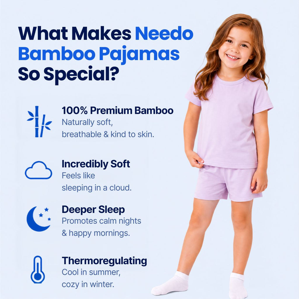 Pijama de Bambu Macio e Confortável Infantil | Aconchelo Kids