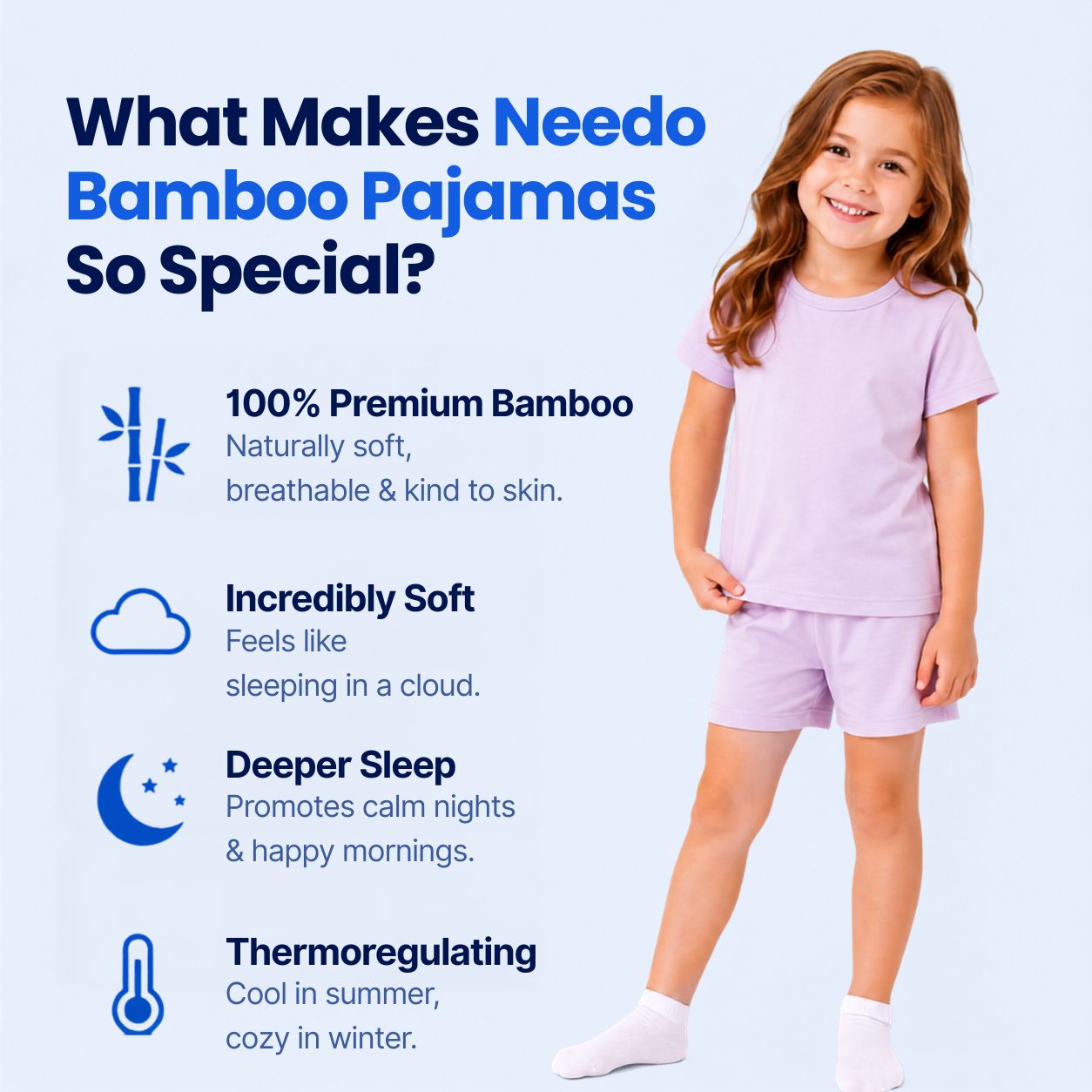 Pijama de Bambu Macio e Confortável Infantil | Aconchelo Kids